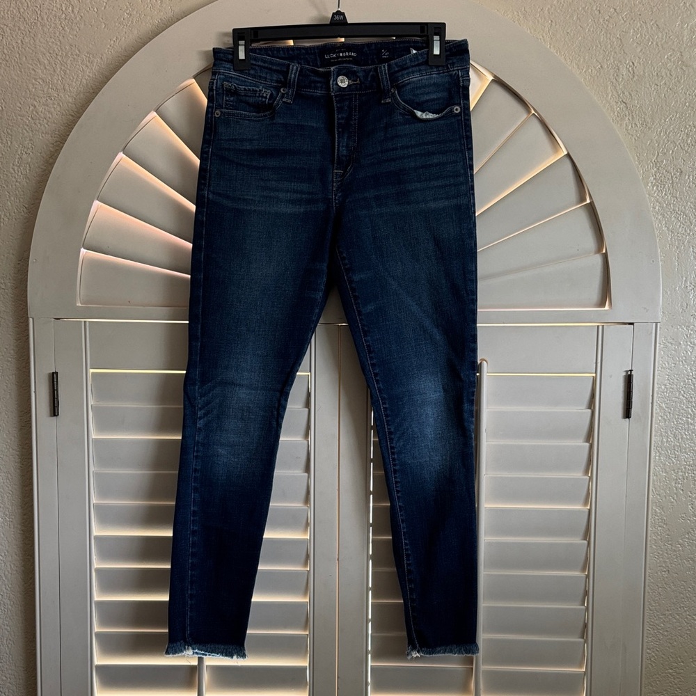 Lucky Brand Women's Dark Blue Skinny Jeans
